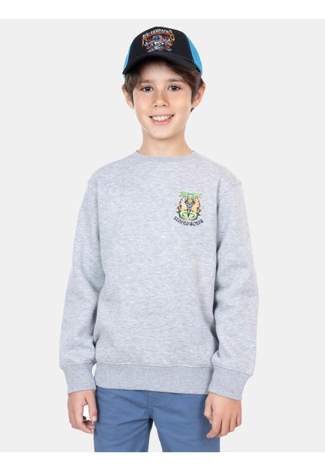 Poleron CR Seraphic Gris Niño Maui and Sons-1