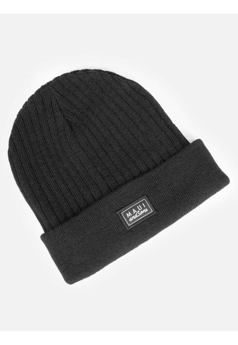 Gorro Cosmos Negro Hombre Maui And Sons-1