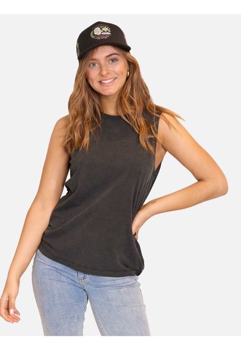 Polera MC Lynwood Negro Mujer Maui And Sons-0