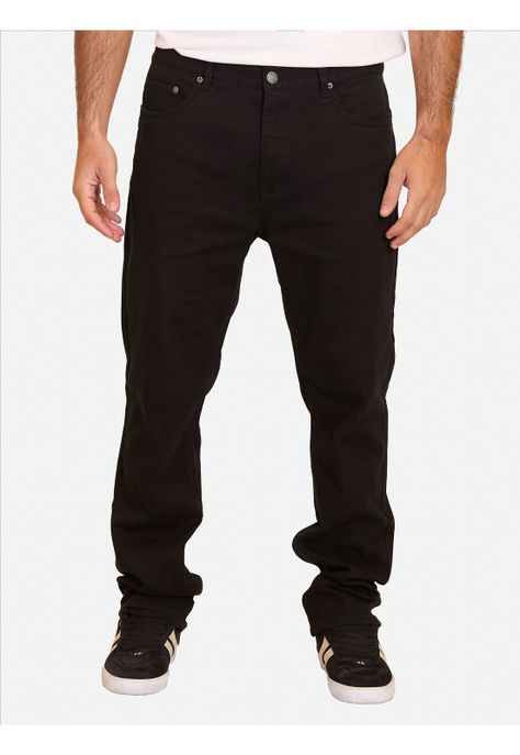Pantalon Clasico Waikiki Negro Hombre Maui And Sons-0