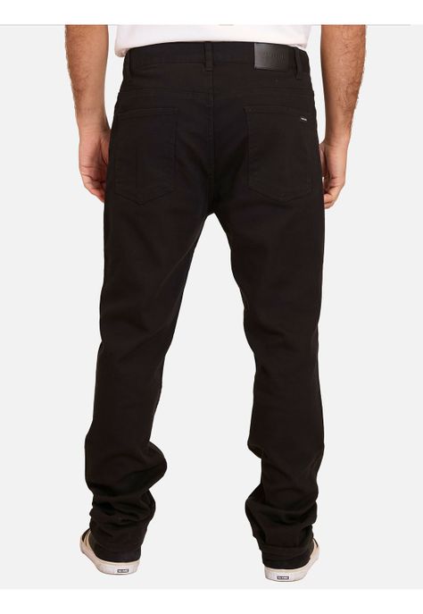 Pantalon Clasico Waikiki Negro Hombre Maui And Sons-1