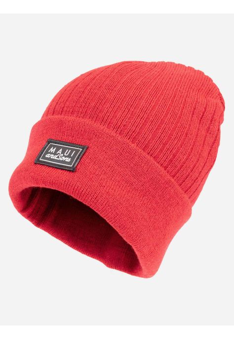 Gorro Cosmos Rojo Hombre Maui And Sons-1