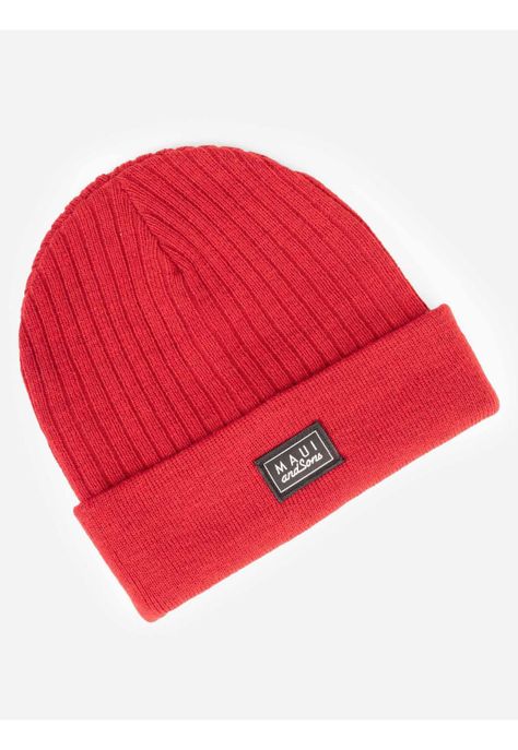 Gorro Cosmos Rojo Hombre Maui And Sons-2