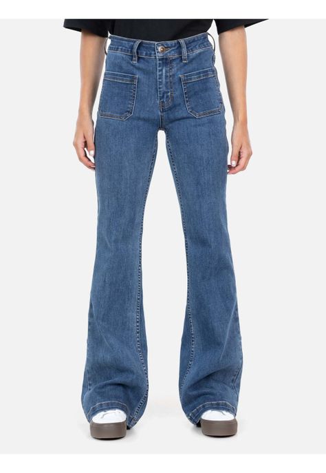 Jeans Jaguar Azul Mujer Maui And Sons-0
