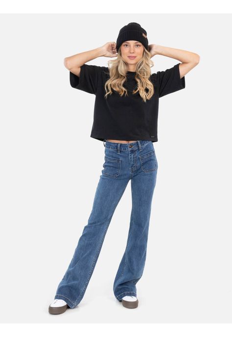 Jeans Jaguar Azul Mujer Maui And Sons-3