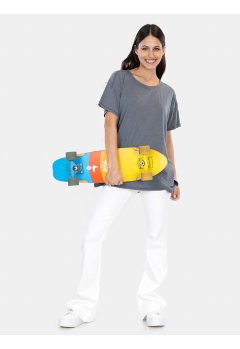 Polera MC Utah Azul Mujer Maui And Sons-2