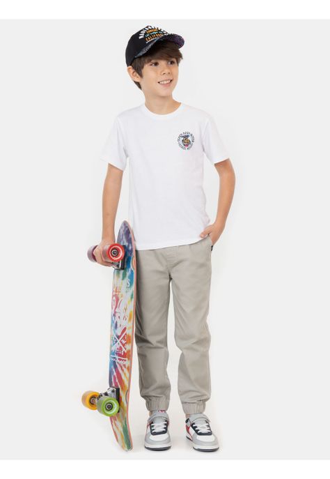 Polera MC Shark New Day Blanco Niño Maui And Sons-0