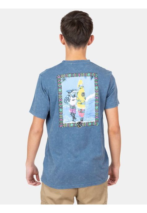Polera MC Vacation Dawn Azul Infantil Maui And Sons-1