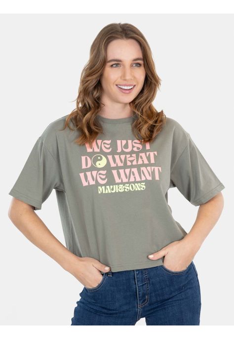 Polera Mystic Fall Verde Mujer Maui And Sons-0