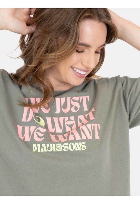 Polera Mystic Fall Verde Mujer Maui And Sons-2