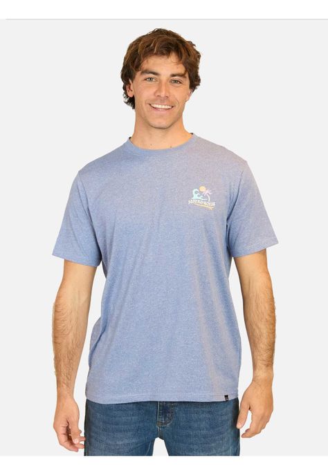 Polera MC Maui Beach Morado Hombre Maui And Sons-0