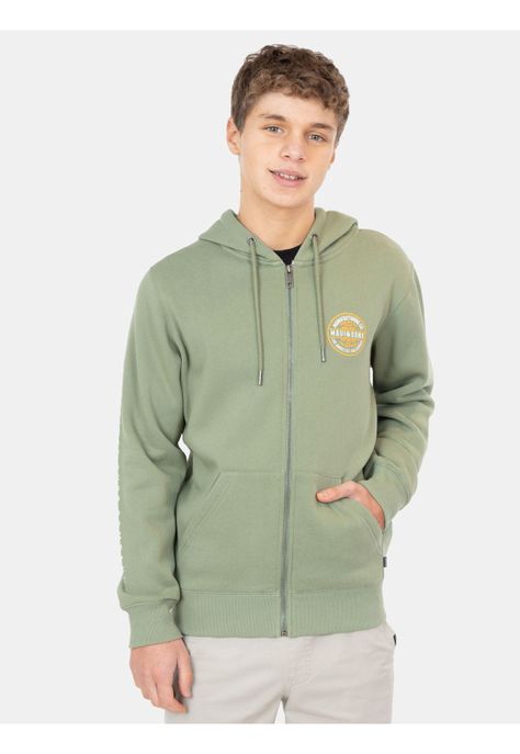 Poleron FZ Miros Verde Infantil Maui and Sons-0