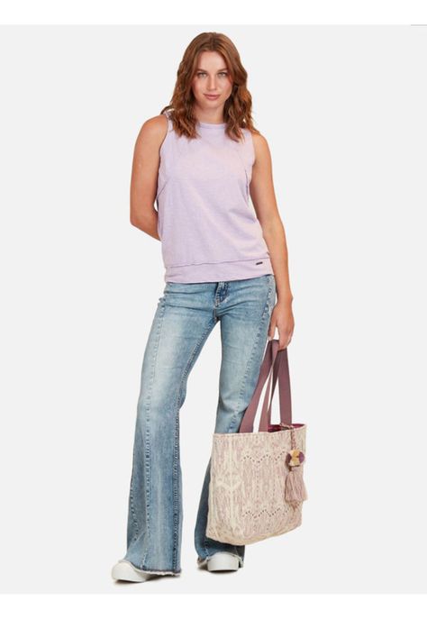 Polera Lila Tank Mujer Morado Maui And Sons-3