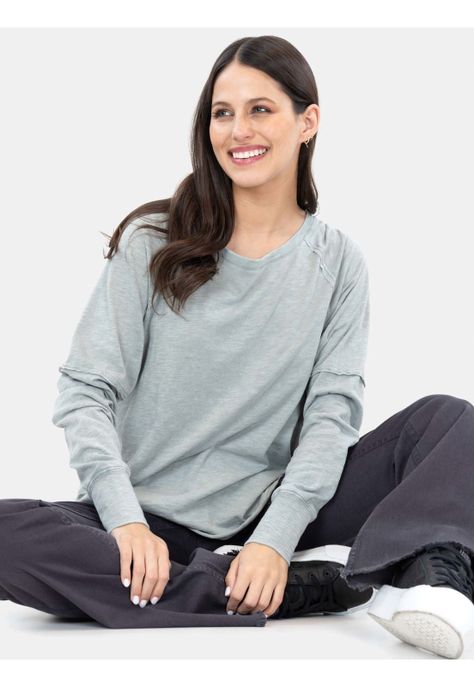 Polera ML Ocean Drive Verde Mujer Maui And Sons-3