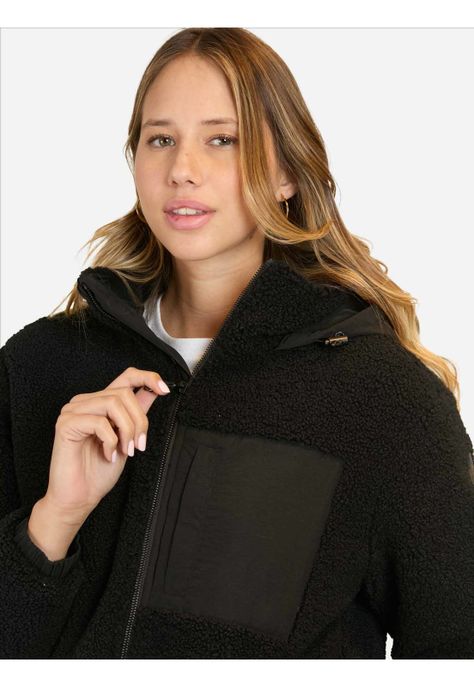 Chaqueta Selene Negro Mujer Maui And Sons-2