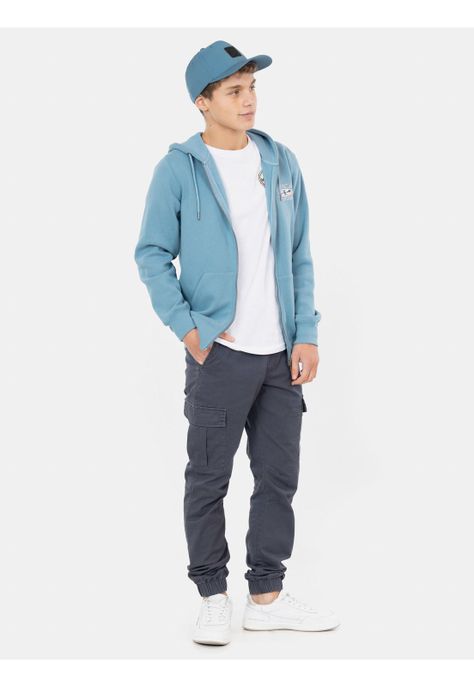 Poleron FZ Tenery Celeste Infantil Maui and Sons-2