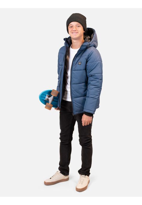 Parka Magma Infantil Azul Maui And Sons-4