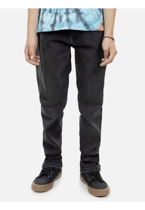 Jeans Juvenil 5N110-MI21 Negro Maui and Sons-0