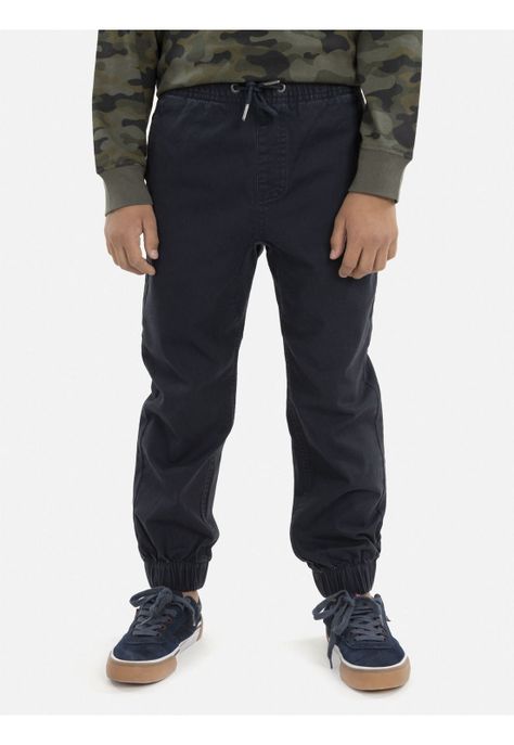 Pantalon Jogger Fit Niño Azul Maui And Sons-0