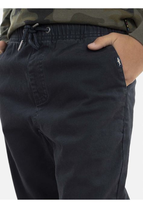 Pantalon Jogger Fit Niño Azul Maui And Sons-3