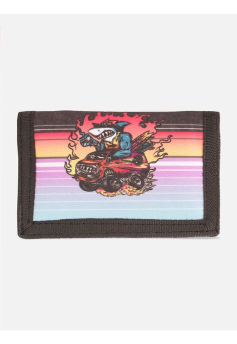 Billetera Shark Flame Van Multicolor Niño Maui and sons-0