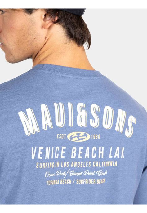 Polera MC Venice Morado Hombre Maui And Sons-3