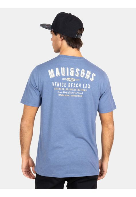 Polera MC Venice Morado Hombre Maui And Sons-1