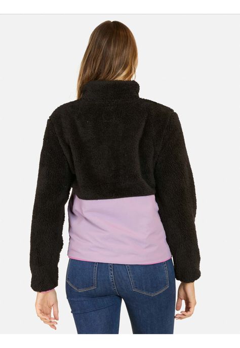 Poleron Chiporro Shore Negro Mujer Maui And Sons-1