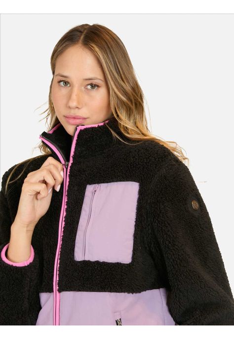 Poleron Chiporro Shore Negro Mujer Maui And Sons-2
