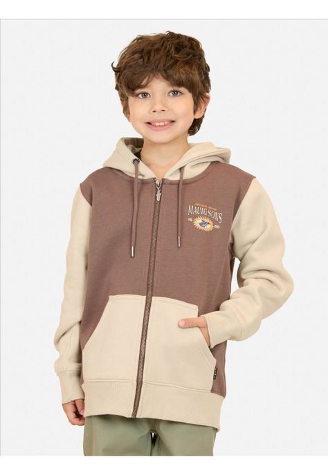 Poleron FZ Thrill Café Infantil Maui And Sons-0