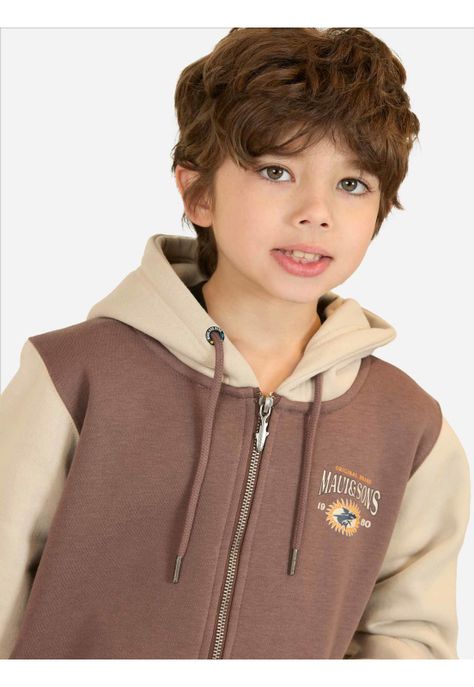 Poleron FZ Thrill Café Infantil Maui And Sons-2