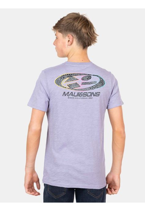 Polera MC California Ocean Morado Infantil Maui And Sons-1