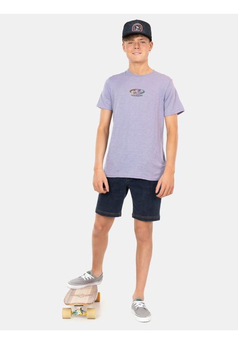 Polera MC California Ocean Morado Infantil Maui And Sons-2