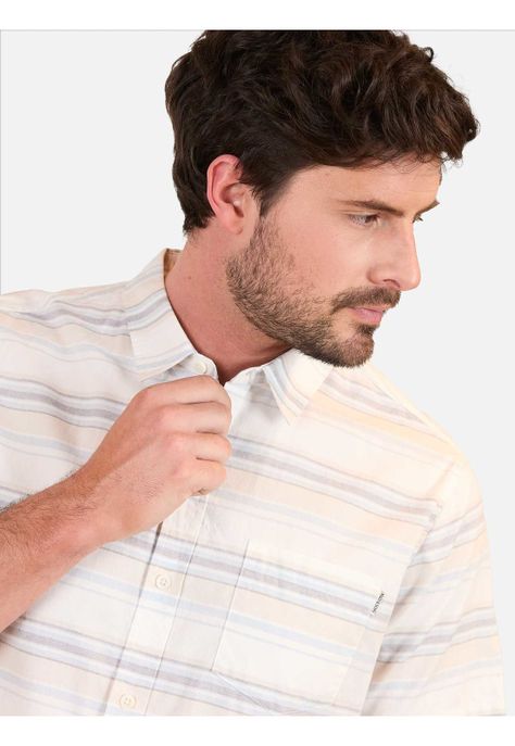 Camisa MC Clairi Multicolor Hombre Maui And Sons-2