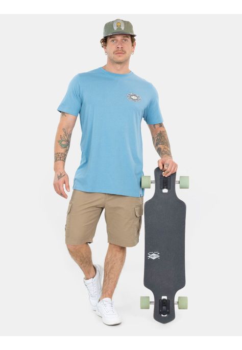 Polera MC Cosmic Wave Celeste Hombre Maui And Sons-2