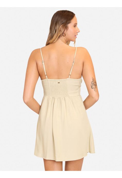 Vestido Ocean Drive Beige Mujer Maui And Sons-1