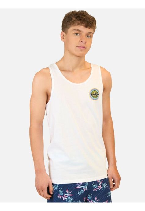 Polera S/M Shark Blanco Infantil Maui And Sons-0