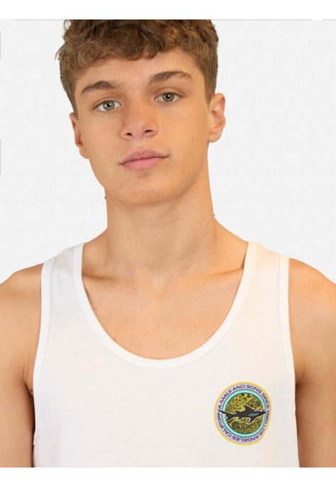 Polera S/M Shark Blanco Infantil Maui And Sons-3