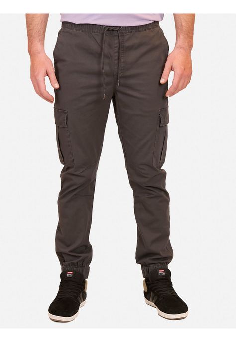 Pantalon Jogger Cargo Kona Gris Hombre Maui And Sons-0