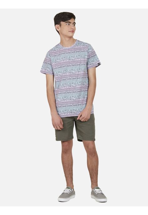 Polera HAWAIIAN SOUR Juvenil Multicolor Maui and Sons-3