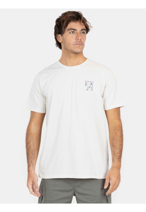 Polera MC Island Magic Surf Tees  Beige Hombre Maui And Sons-0