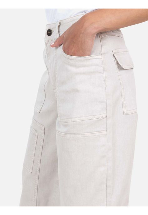 Jeans Turbo Beige Mujer Maui And Sons-3