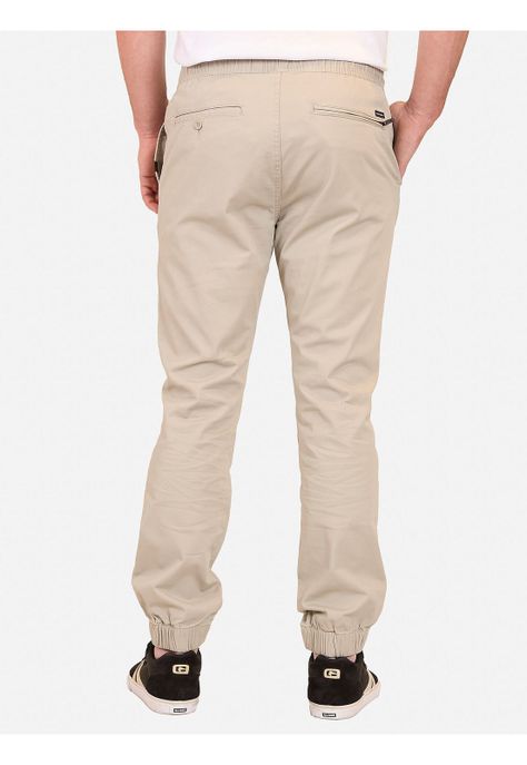 Pantalon Jogger Haleakala Beige Hombre Maui And Sons-1