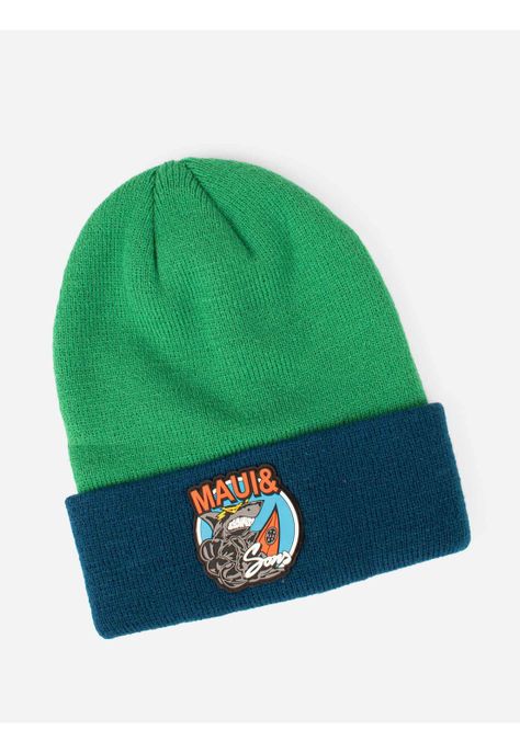Gorro Duo Niño Verde Maui And Sons-0