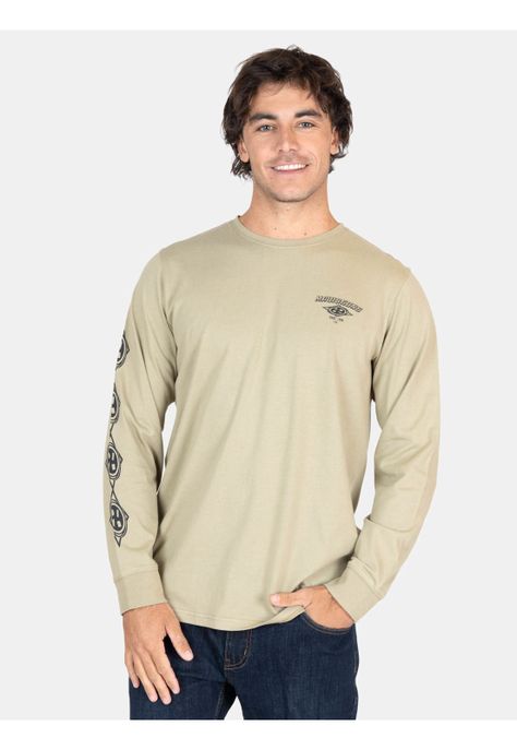 Polera ML Lagoon Café Hombre Maui And Sons-0