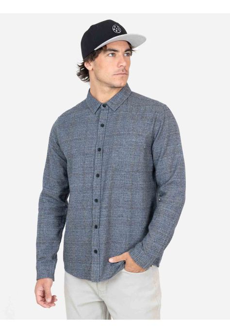 Camisa Fuego Azul Hombre Maui And Sons-0