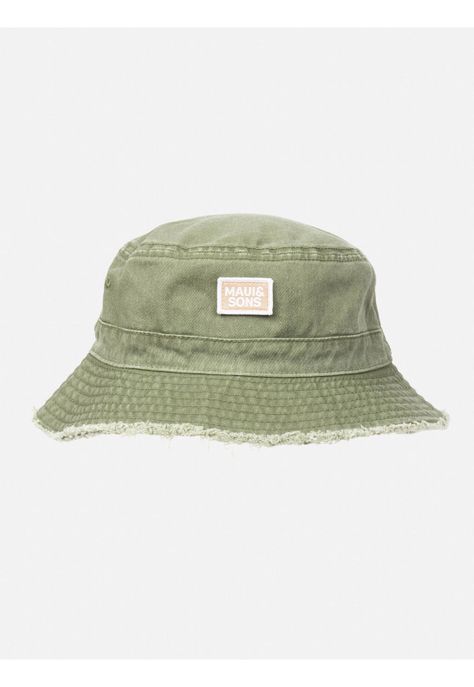 Gorro Destroyer Bucket Mujer Verde Maui and Sons-0