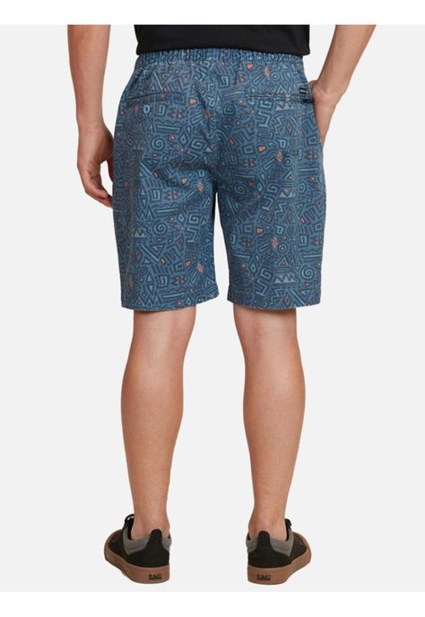 Bermuda Jogger Tribal Blue Young Multicolor Maui and sons-1