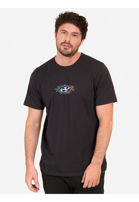 Polera MC Nostalgia Surf Negro Hombre Maui And Sons-0