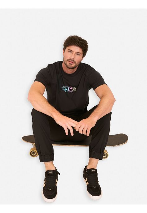 Polera MC Nostalgia Surf Negro Hombre Maui And Sons-3